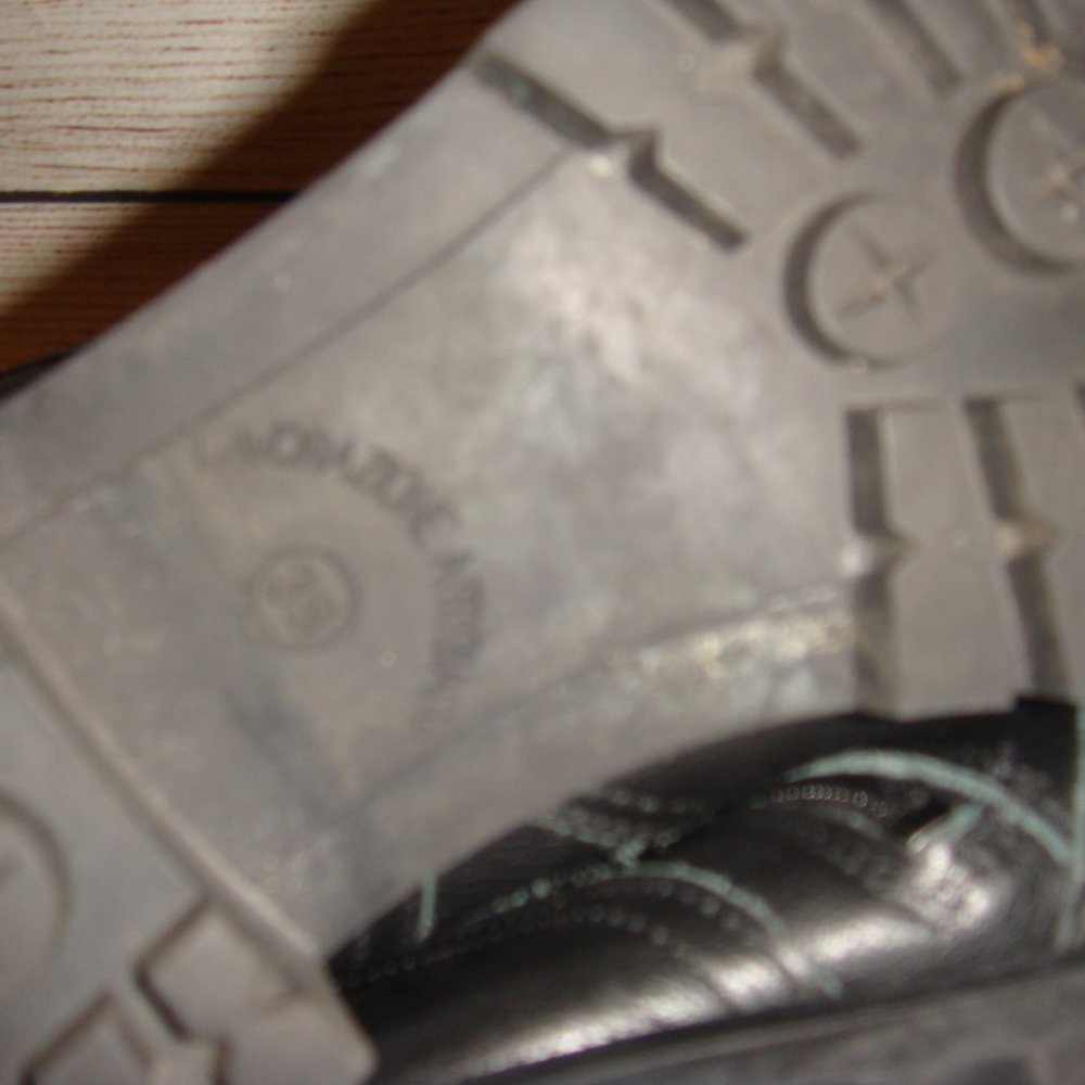 Bronx Freek Out Lug Sole Leather Ankle Engineer Moto Bootie 39(8) - Picture 7 of 8
